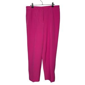 NWOT‎ Loft High Rise Straight Pants Size 10 Pink Barbie